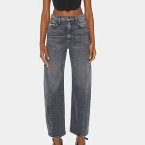 MOTHER The Half Pipe Flood High Waist Ankle Wide Leg Jeans in Outta Sight 28